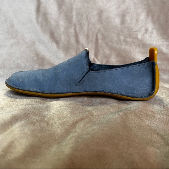 VivoBarefoot Men’s Blue Leather Loafers US 15 Minimalist Flexible Lightweight